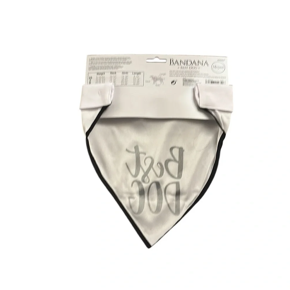NWT Best Dog Bandana with Bow Tie Size Medium